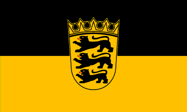 Dienstflagge des Bundeslandes Baden-Württemberg