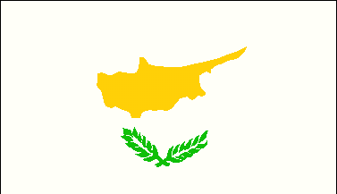 Flagge des griechischen Zypern