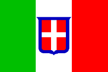 Nationalflagge des Königreichs Italien