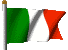 Flagge Italiens - mehr zur geographischen Lage Projekt-Terra