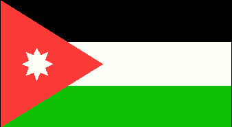 Jordaniens Flagge