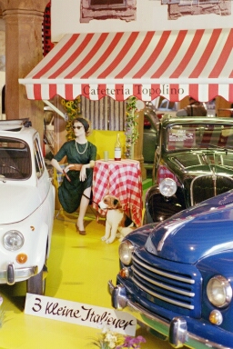 'Drei kleine Italiener' im Automuseum von N.N.