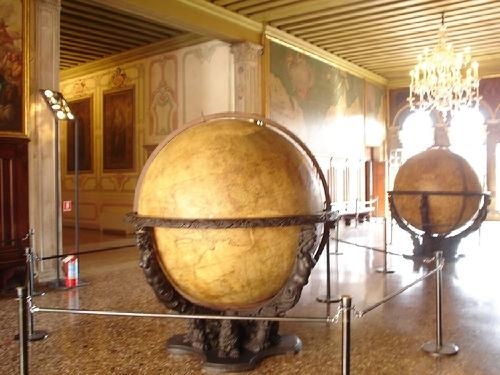 Kartenraum im Palazzo Ducale zu Venedig