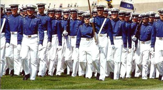 US Air Force Academy graduats
