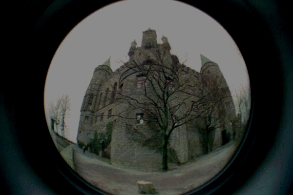 Hochschloss mit Sinnfragentum vom Spitz der Festungs aus.