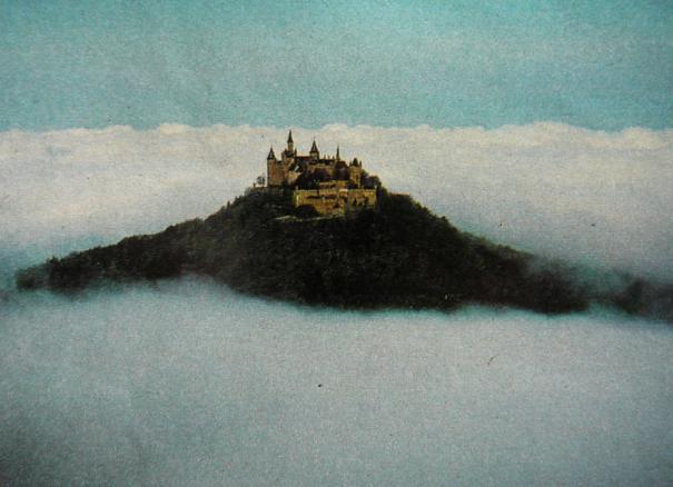 Ansicht der Burg - von Süden her gesehen