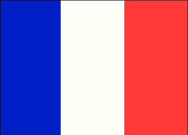 Frankreichs Flagge